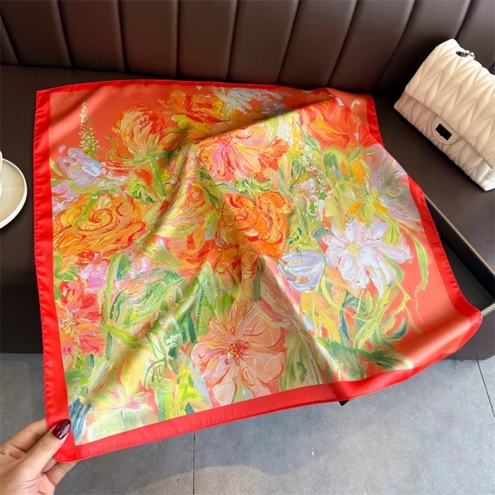Luxury Bags China - New 70cm Luxury Square Silk Scarf