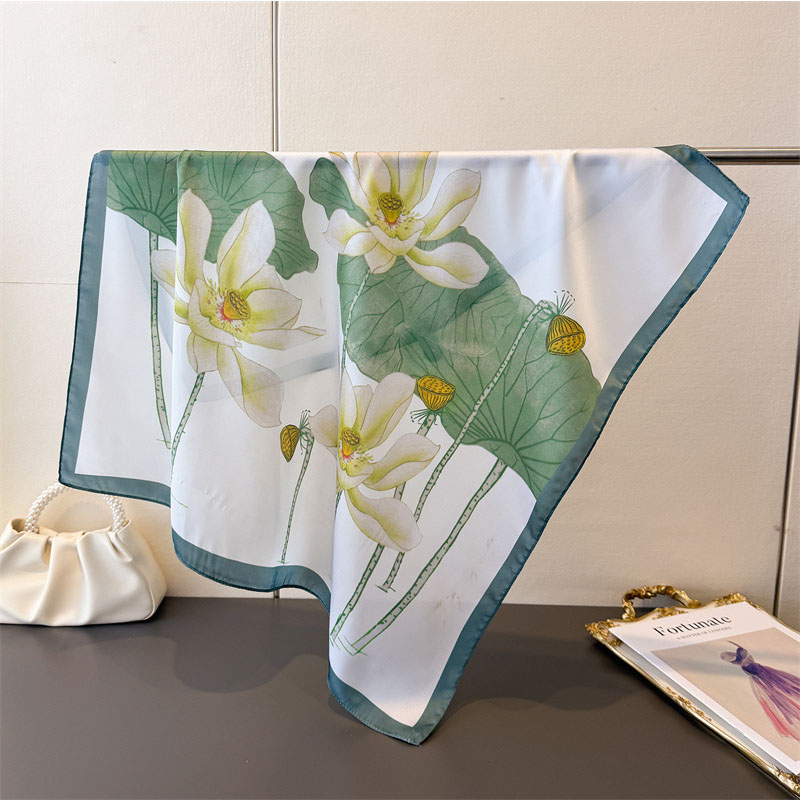Luxury Bags China - New Silk Square Scarf Women Luxury