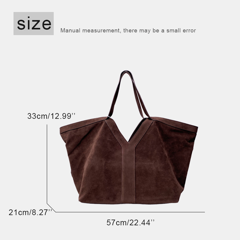 Oversized Faux Suede Tote Bags - Luxury Bags Tote 评论和价格