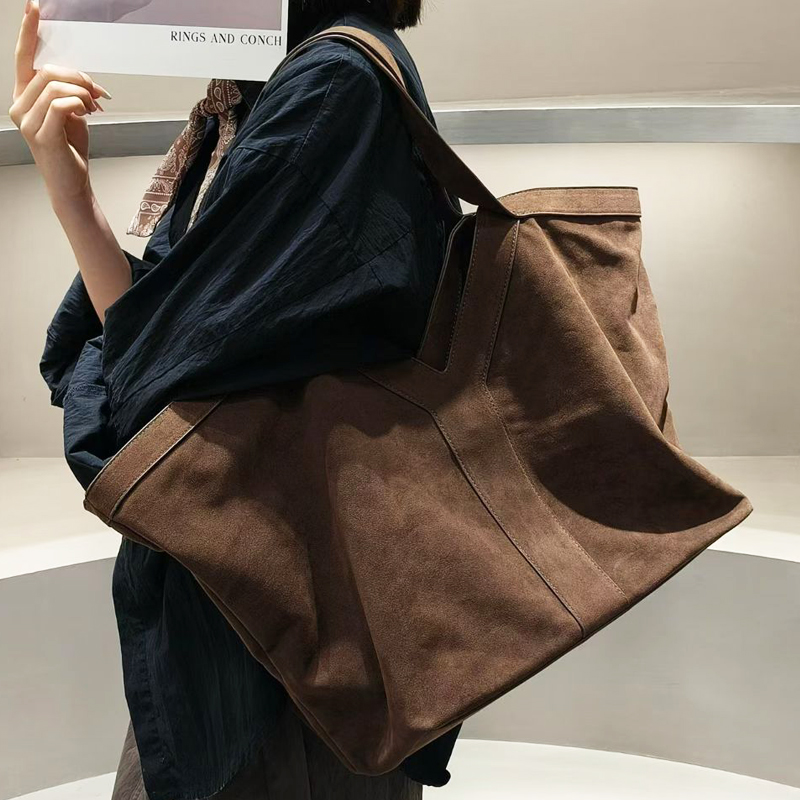 Oversized Faux Suede Tote Bags - Luxury Bags Tote 评论和价格