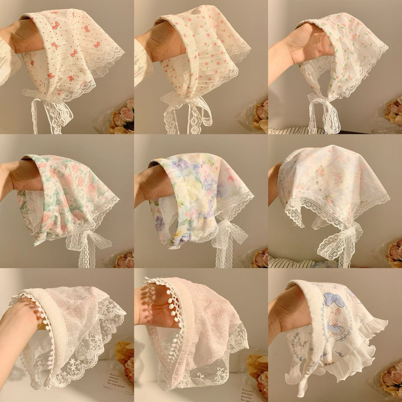 Head Triangle Scarf Headband P - Luxury Bags Cute 评论和价格
