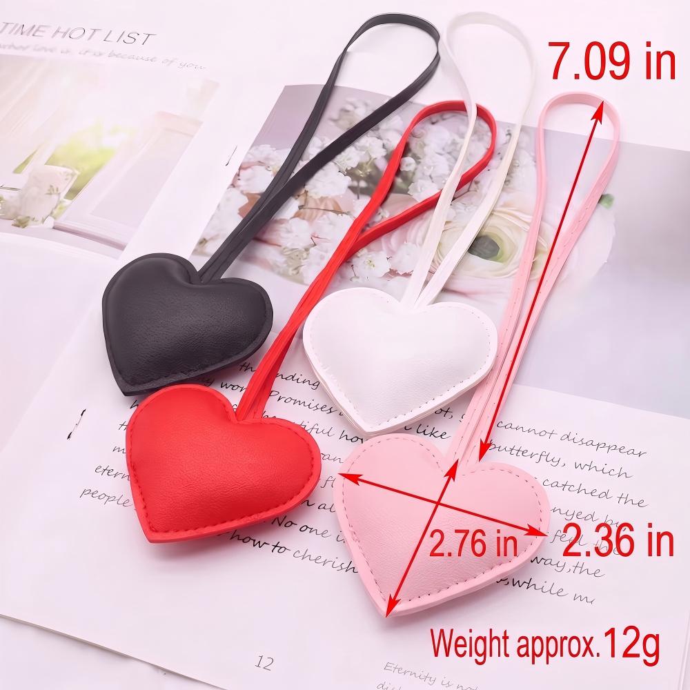 Pink Red PU Faux Leather Heart - Luxury Bags Cute 评论和价格