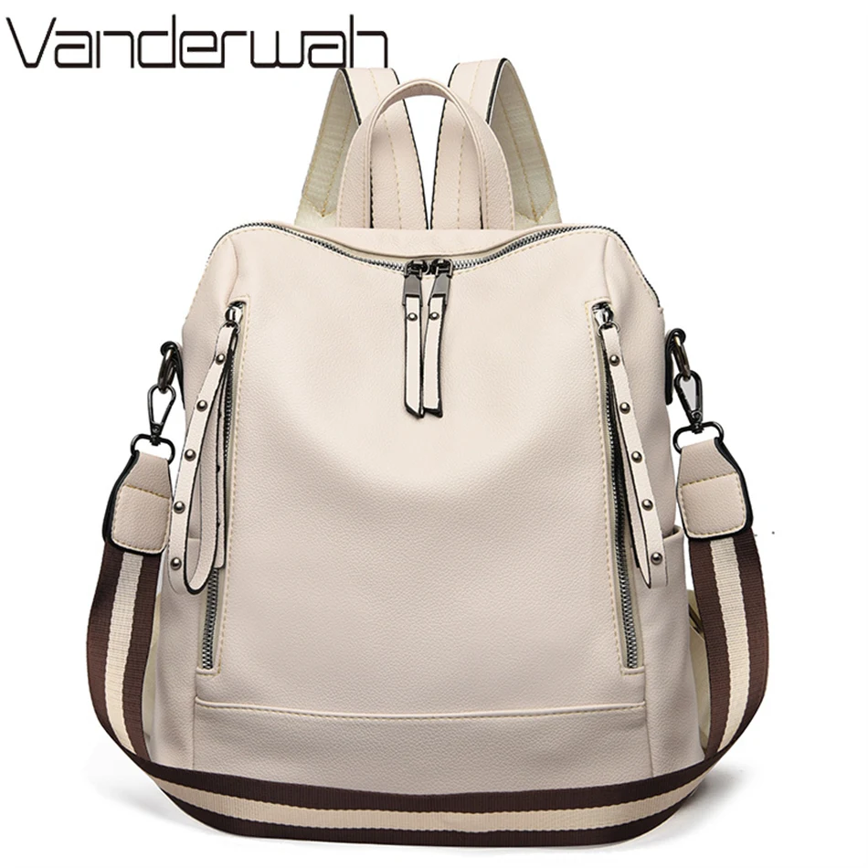 Brand Luxury Backpacks Soft Le - Luxury Bags Leather 评论和价格