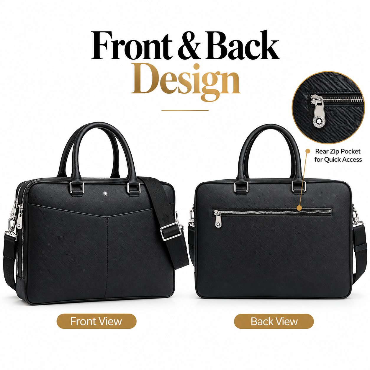Classic Men Business Briefcase - Luxury Bags Tote 评论和价格